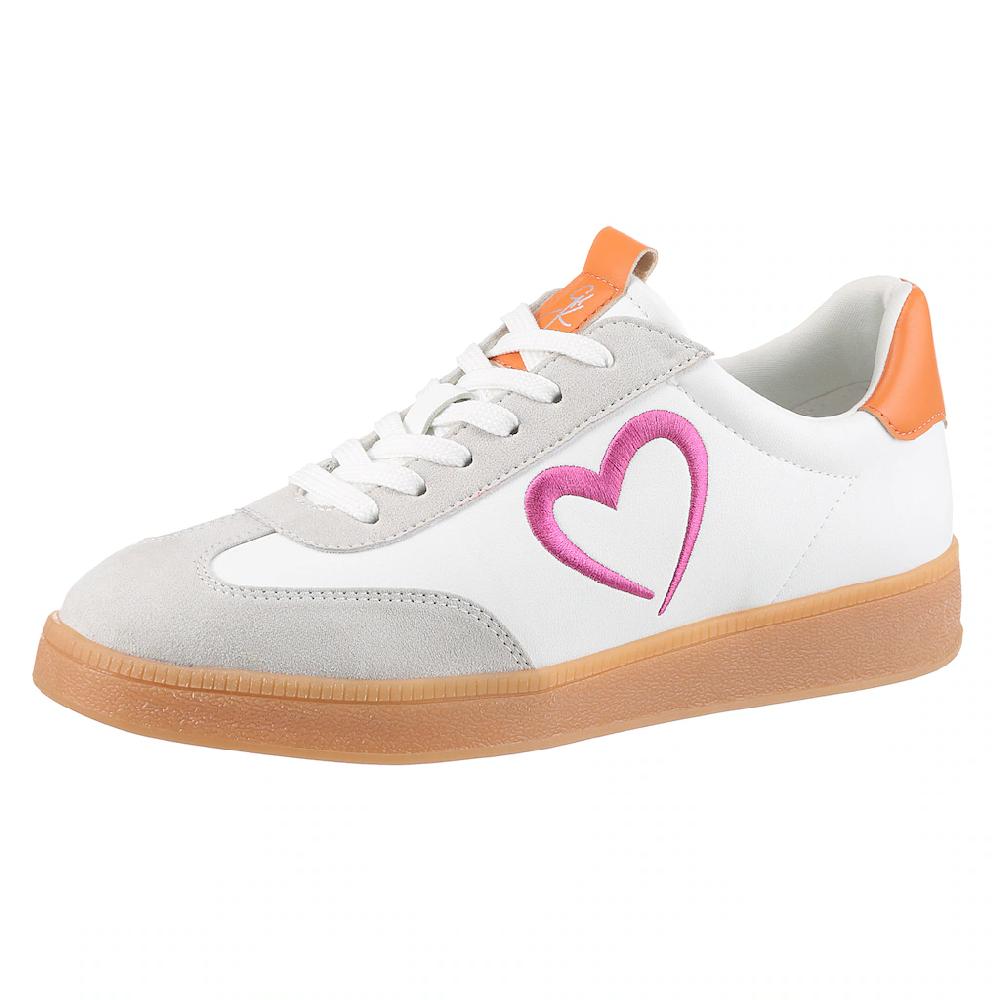 MARCO TOZZI by GMK Plateausneaker Freizeitschuh Halbschuh Schnürschuh mit seitlichem Herz-Detail online bestellen