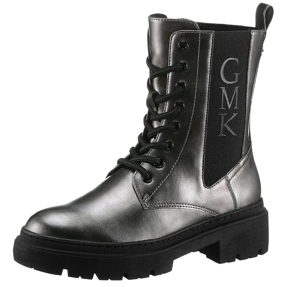 MARCO TOZZI by GMK Schnürboots »RILLO« Blockabsatz Schnürstiefelette Chunky Boots mit Gummizugschnürung kaufen