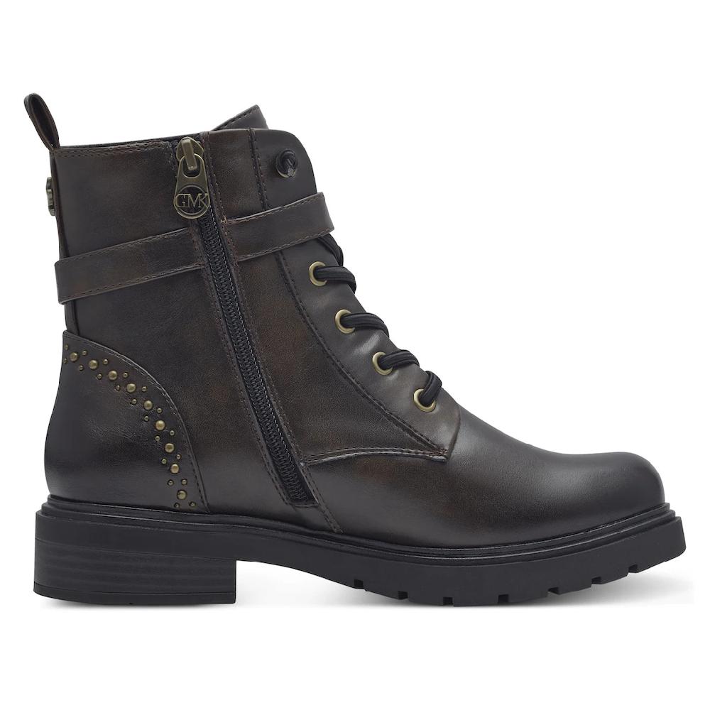 MARCO TOZZI By GMK Schnürboots »VERICO« Blockabsatz Schnürstiefelette Chunky Boots Mit Gummizug-Schnürung Online Bestellen