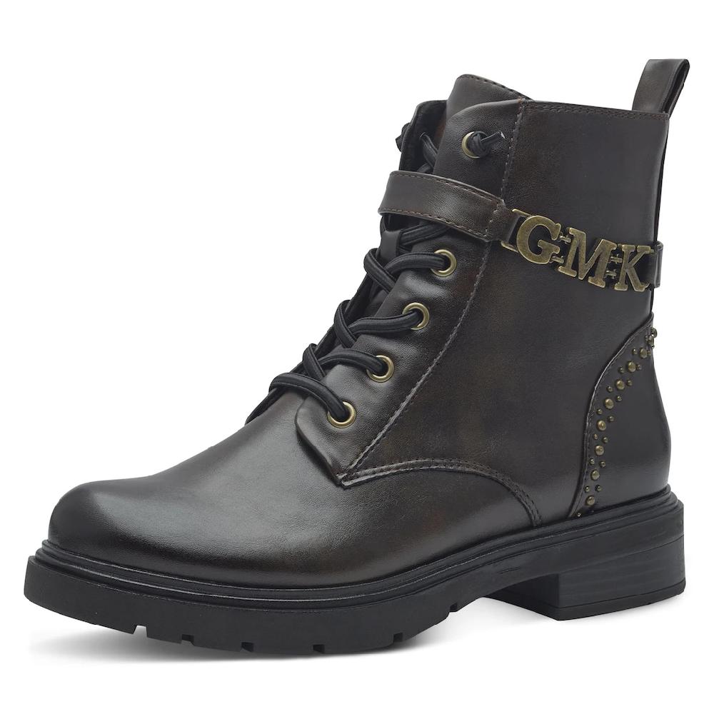 MARCO TOZZI by GMK Schnürboots »VERICO« Blockabsatz Schnürstiefelette Chunky Boots mit Gummizug-Schnürung online bestellen
