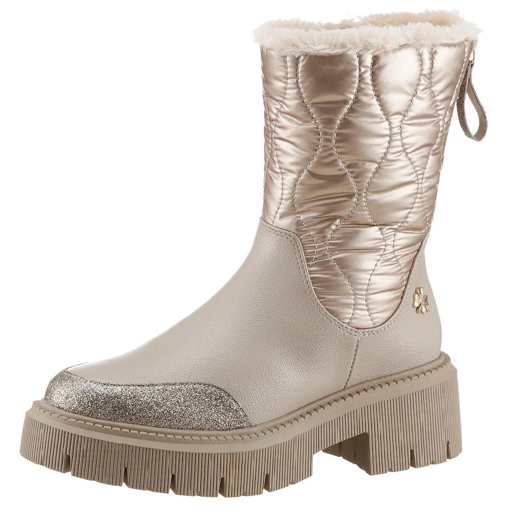 MARCO TOZZI by GMK Winterboots »TORIA« Blockabsatz Plateau Winterstiefelette mit TEX-Ausstattung bestellen