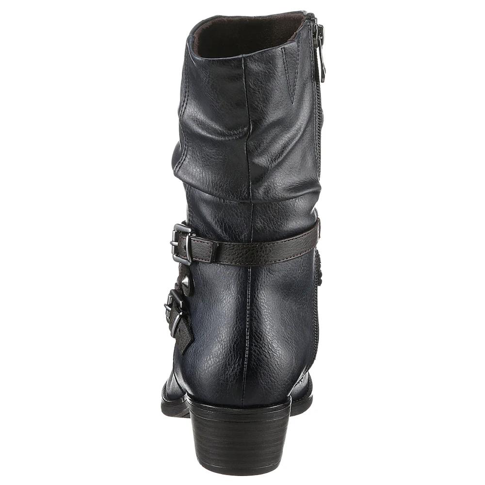 MARCO TOZZI Cowboy Stiefelette Mit Schönen Zierriemchen Online Kaufen