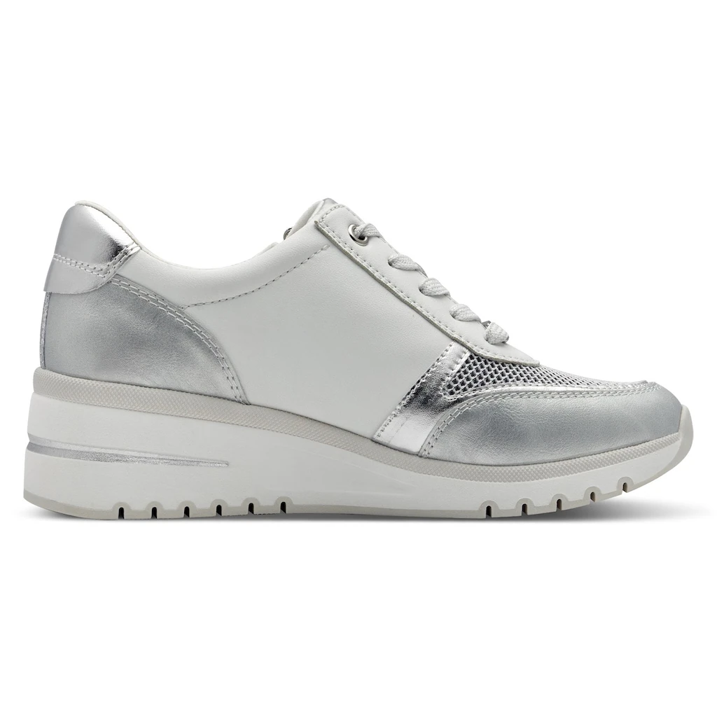 MARCO TOZZI Keilsneaker Freizeitschuh Halbschuh Schnürschuh Mit Außenreißverschluss Bestellen