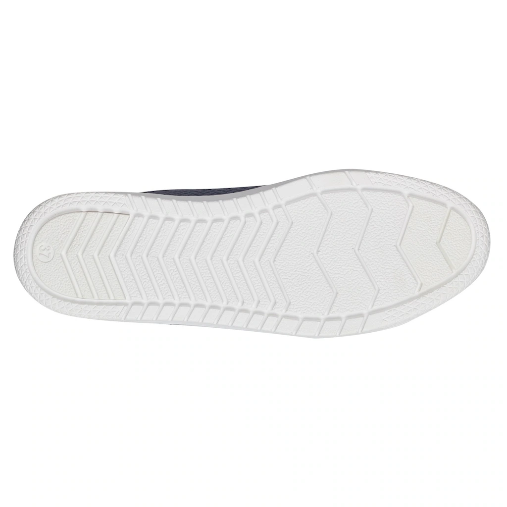 MARCO TOZZI Plateausneaker Freizeitschuh Halbschuh Schnürschuh Mit Prägung ▷ Für