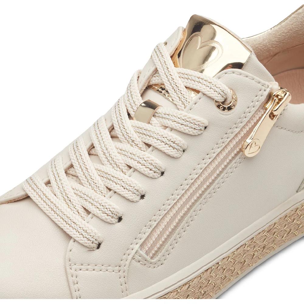 MARCO TOZZI Plateausneaker Freizeitschuh Halbschuh Schnürschuh Mit Außenreißverschluss Kaufen