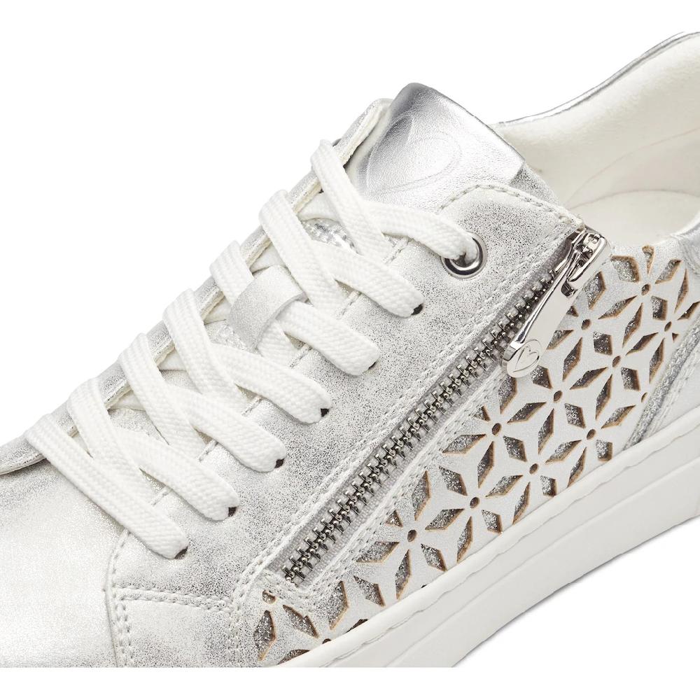 MARCO TOZZI Plateausneaker Freizeitschuh Halbschuh Schnürschuh Mit Unterlegtem Lochmuster Bestellen