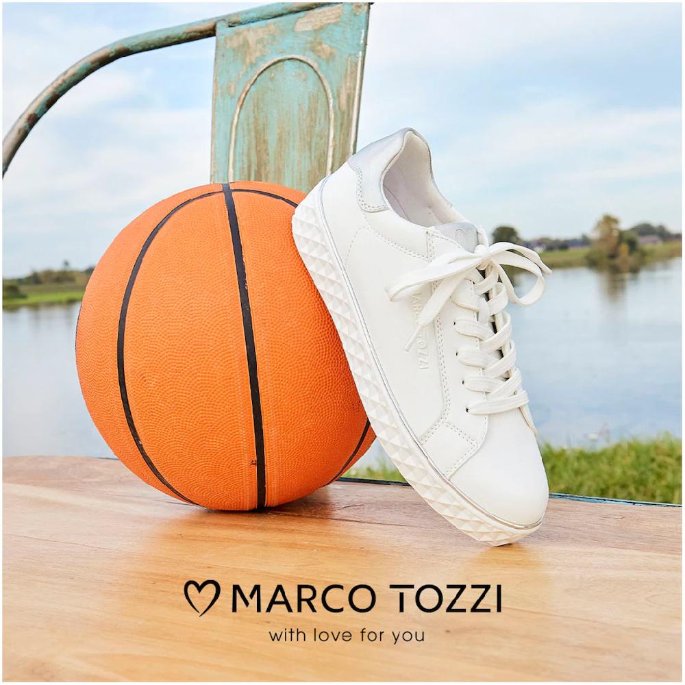 MARCO TOZZI Plateausneaker Mit Tollen Metallic-Details Freizeitschuh Halbschuh Schnürschuh Kaufen