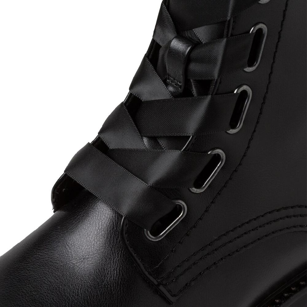 MARCO TOZZI Schnürboots »BARTTI« Blockabsatz Schnürstiefelette Boots Mit Modischen Ösen ▷ Für