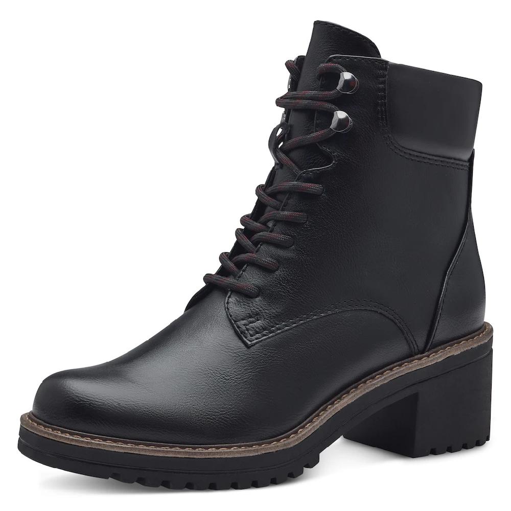 MARCO TOZZI Schnürstiefelette Blockabsatz Schnürboots vegane Verarbeitung Innenreißverschluss kaufen