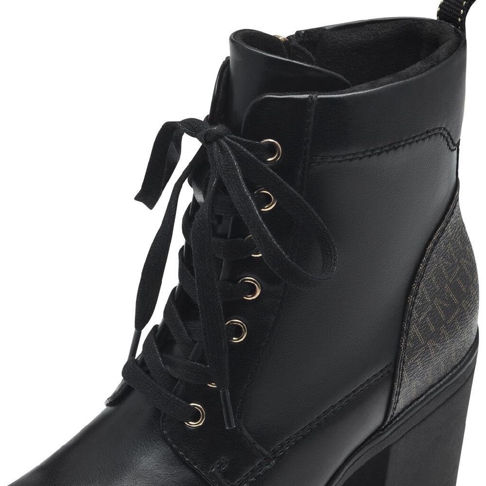 MARCO TOZZI Schnürstiefelette Blockabsatz Stiefelette Schnürboots In Veganer Verarbeitung ▷ Für