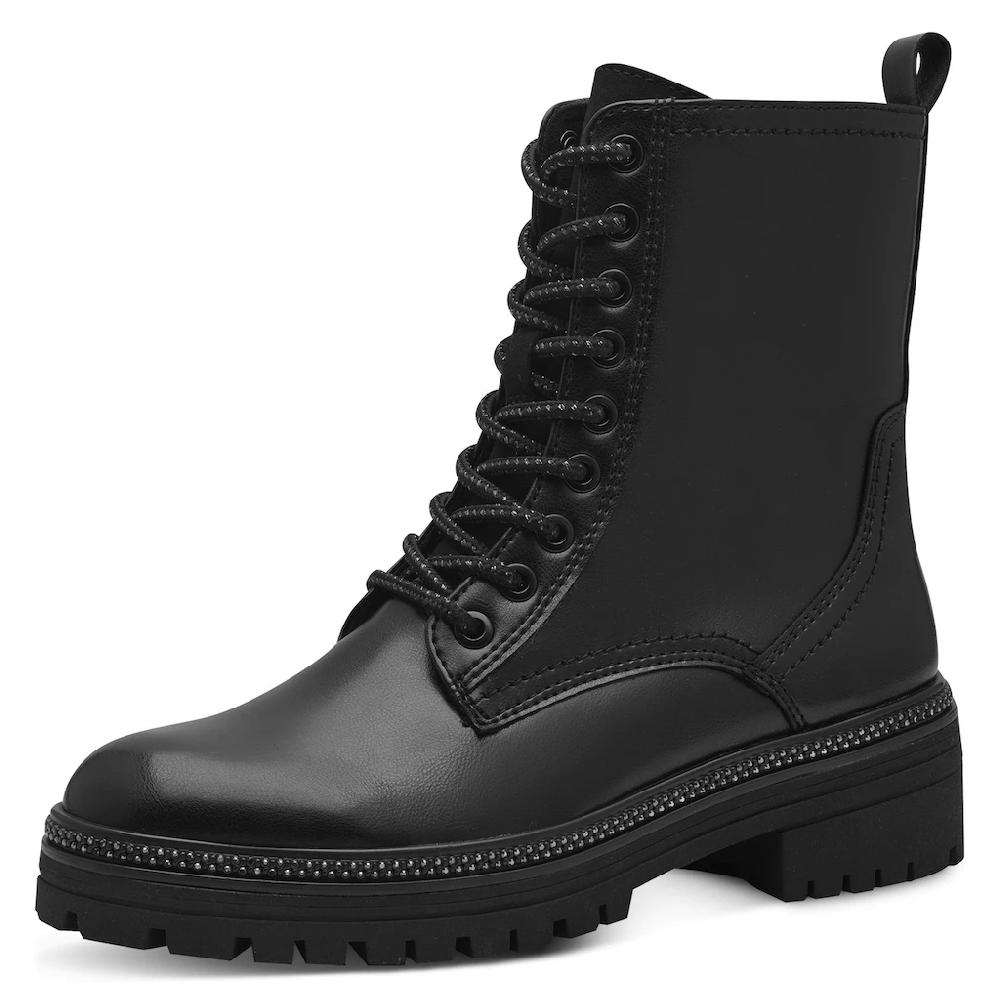 MARCO TOZZI Schnürstiefelette »FALLA« Blockabsatz Schnürboots mit Nieten am Sohenrand ▷ für