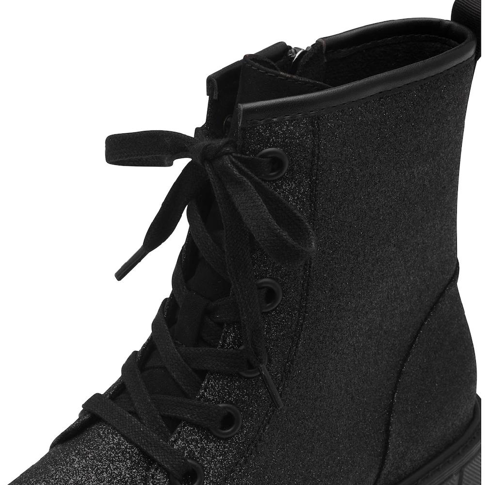 MARCO TOZZI Schnürstiefelette Schnürboots Chunky Boots Mit Praktischer Anziehlasche Online Bestellen