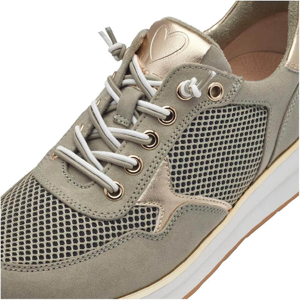 MARCO TOZZI Slip-On Sneaker Keilsneaker Schnürschuh Slipper Mit Glänzenden Details Bestellen