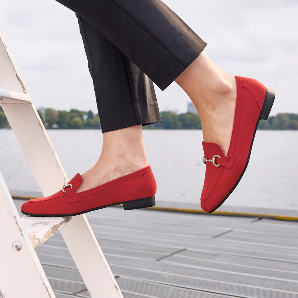 MARCO TOZZI Slipper Blockabsatz Loafer Businessschuh Mit Schmuckspange ▷ Für