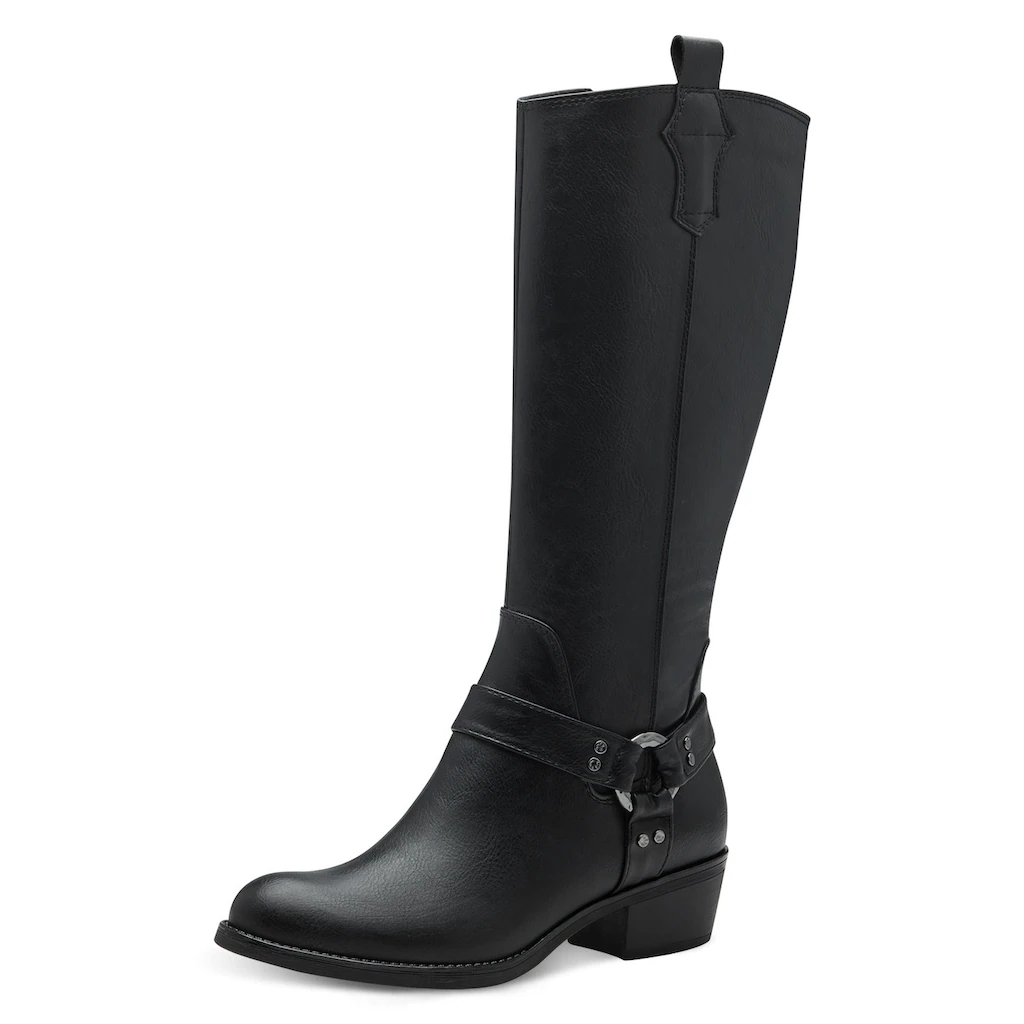 MARCO TOZZI Stiefel Blockabsatz Festival Langschaftstiefel mit Feel Me-Ausstattung bestellen