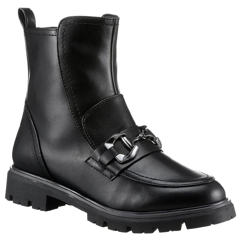 MARCO TOZZI Stiefelette Blockabsatz Boots mit Zierriegel und Schmuckelement online bestellen