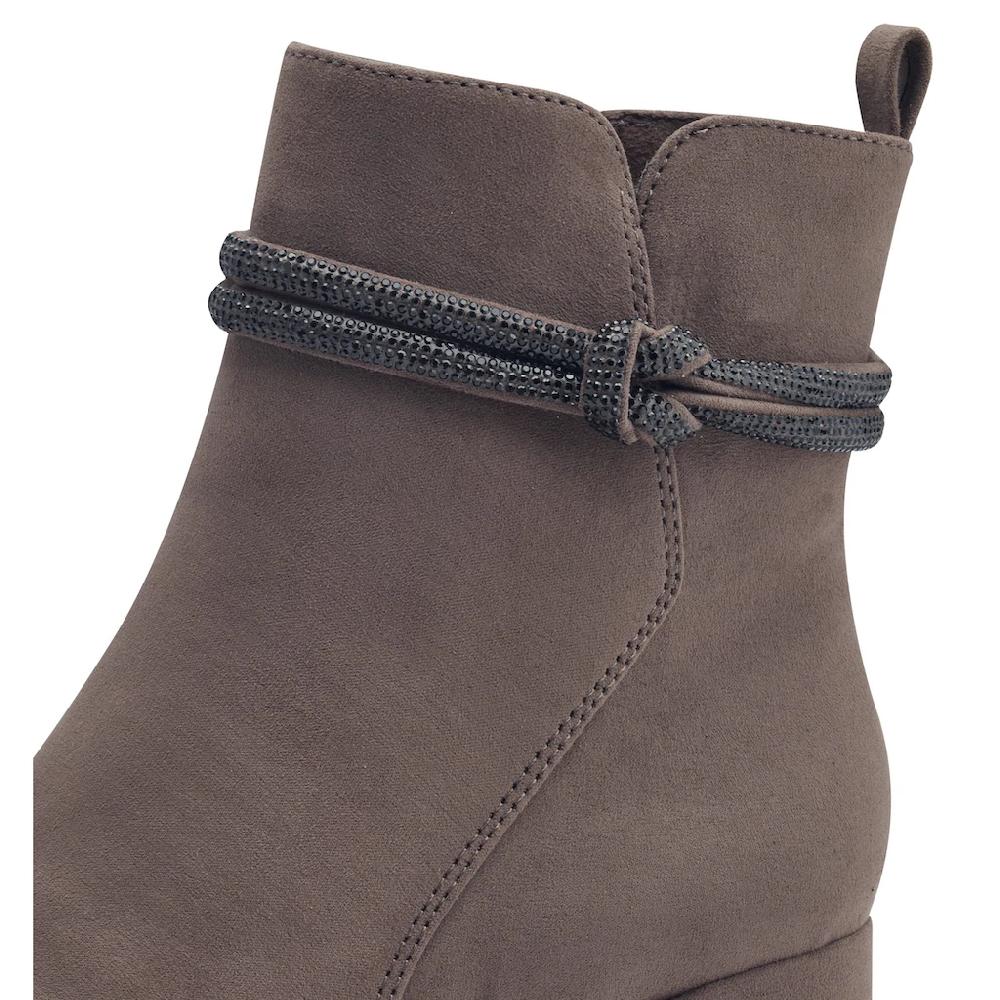 MARCO TOZZI Stiefelette Blockabsatz Businessschuh Abendschuh In Eleganter Karreeform Online Kaufen