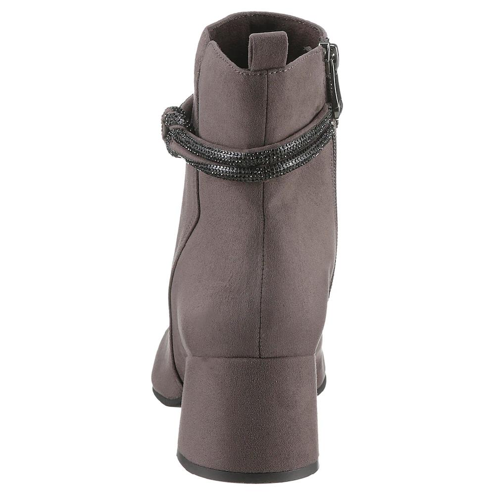 MARCO TOZZI Stiefelette Blockabsatz Businessschuh Abendschuh In Eleganter Karreeform Online Kaufen