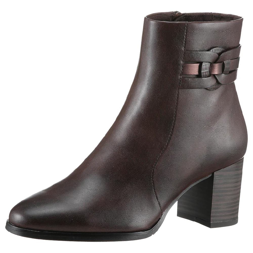 MARCO TOZZI Stiefelette Blockabsatz Businessschuh Ankleboots mit Schmuck-Zierriegel bestellen