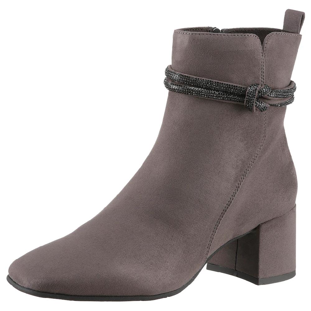MARCO TOZZI Stiefelette Blockabsatz Businessschuh Abendschuh in eleganter Karreeform online kaufen