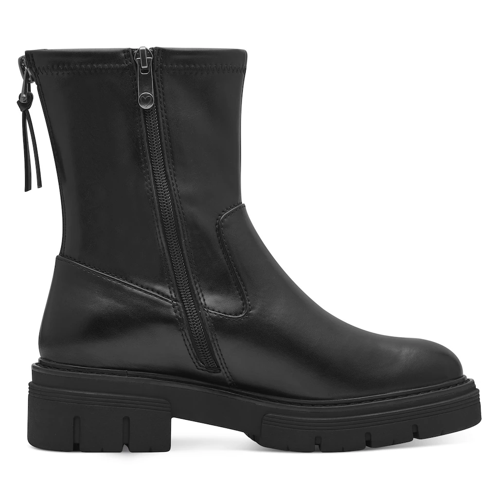 MARCO TOZZI Stiefelette »POLI« Blockabsatz Boots Mit Zierreißverschluss An Der Ferse ▷ Für