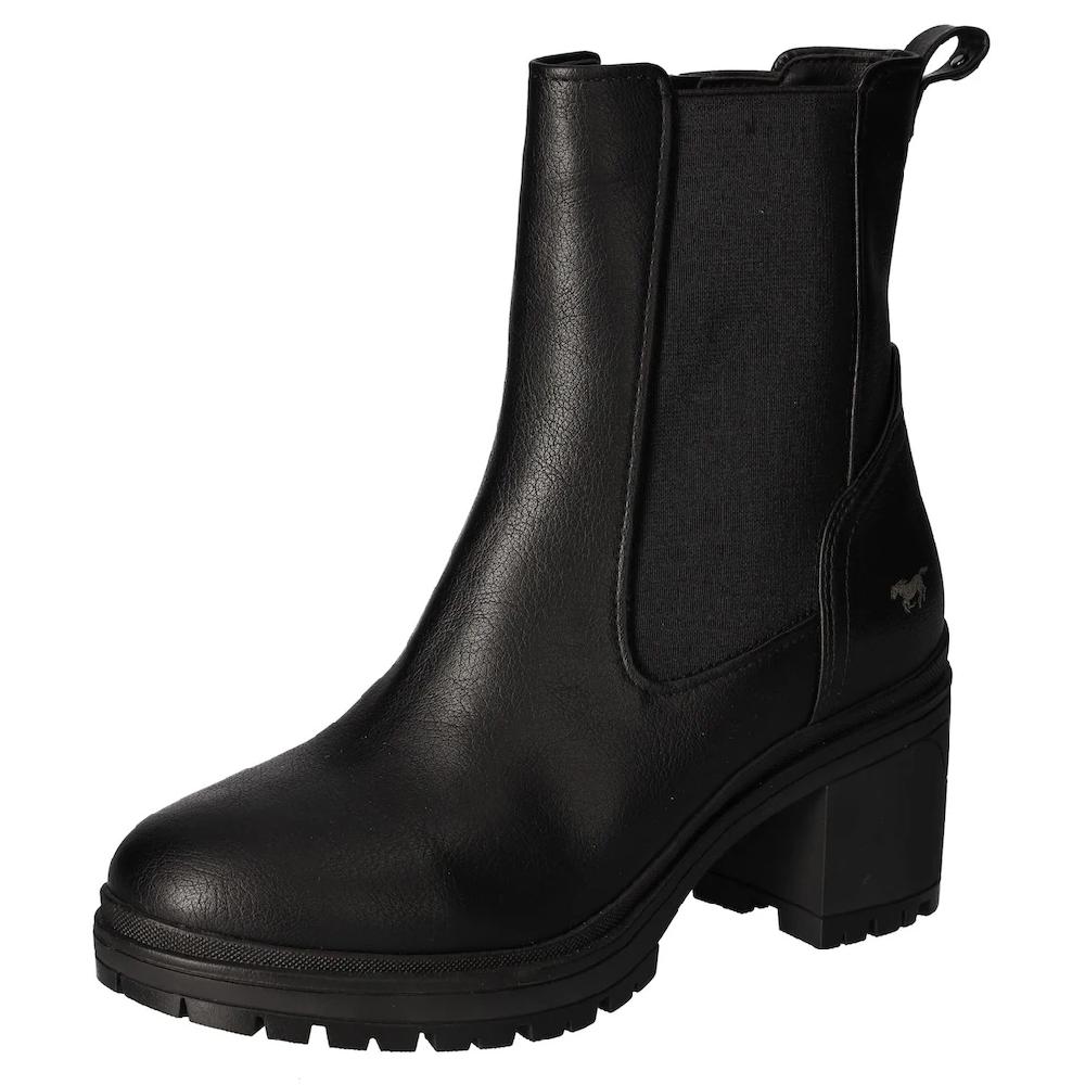 Mustang Shoes Chelseaboots Schlupfboots Stiefelette mit Stretch an der Seite schmale Form bestellen