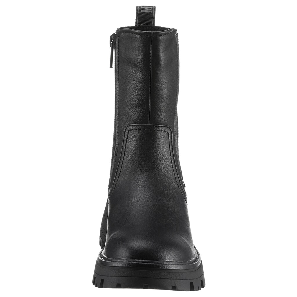 Mustang Shoes Chelseaboots Schlupfstiefel Herbstschuh Mit Komfortablem Stretcheinsatz Online Bestellen