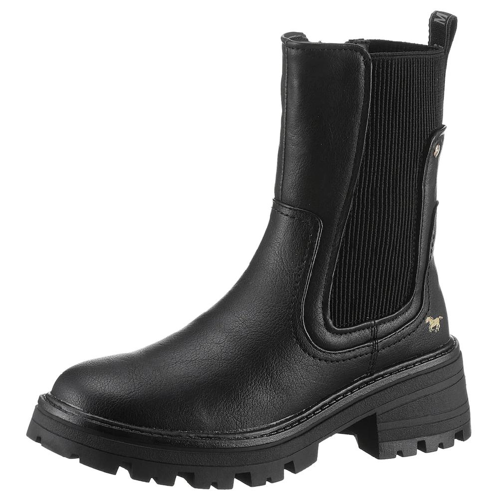Mustang Shoes Chelseaboots Schlupfstiefel Herbstschuh mit komfortablem Stretcheinsatz online bestellen