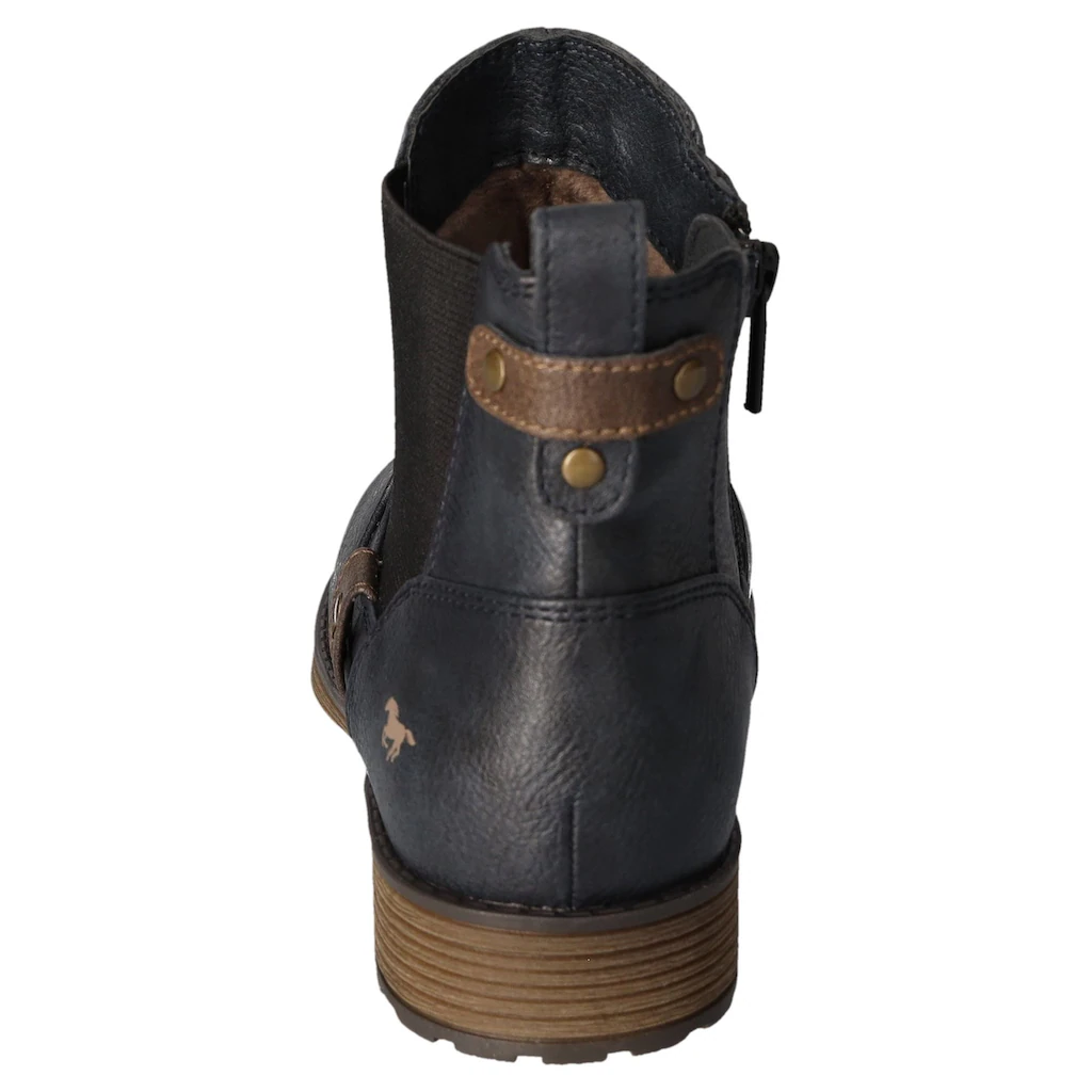 Mustang Shoes Chelseaboots Schlupfstiefel Stiefelette Business Schuh In Aktueller Used-Optik Online Bestellen