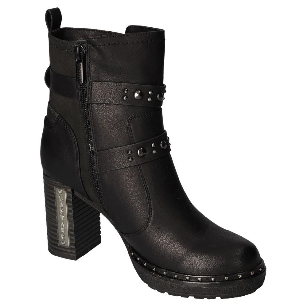 Mustang Shoes Plateaustiefelette Stiefelette Bikerboots Mit Innenreißverschlus Bestellen