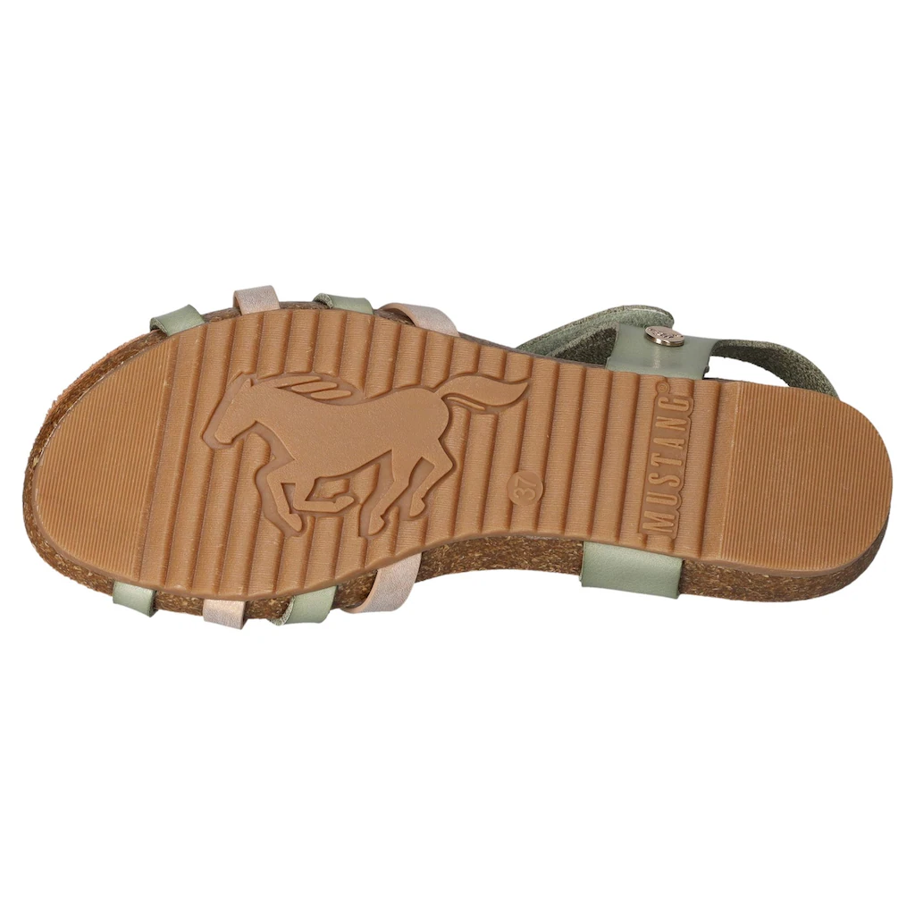 Mustang Shoes Riemchensandale Sommerschuh Sandalette Klettschuh Mit Klettverschluss-Riemchen Bestellen