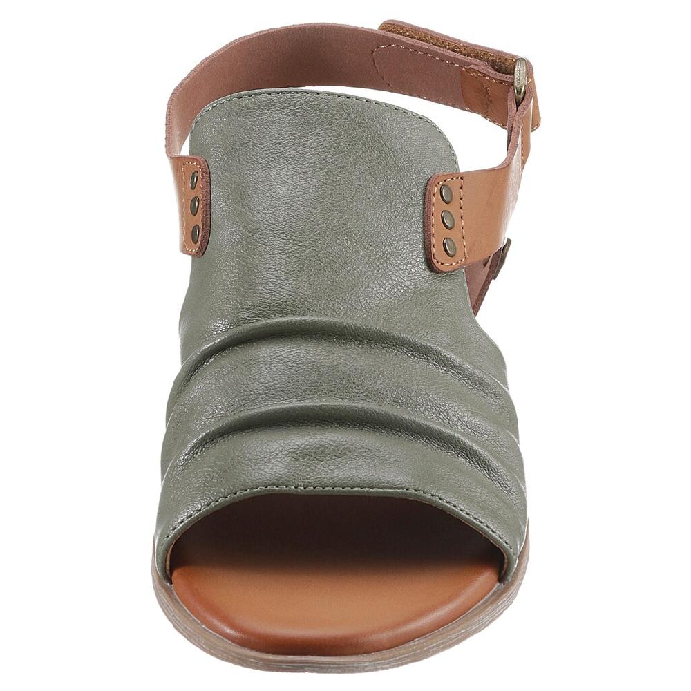 Mustang Shoes Riemchensandale Sommerschuh Sandalette Blockabsatz Mit Klettverschluss Online Kaufen