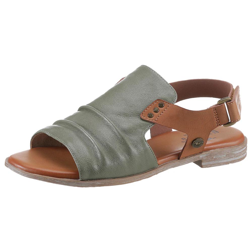 Mustang Shoes Riemchensandale Sommerschuh Sandalette Blockabsatz mit Klettverschluss online kaufen