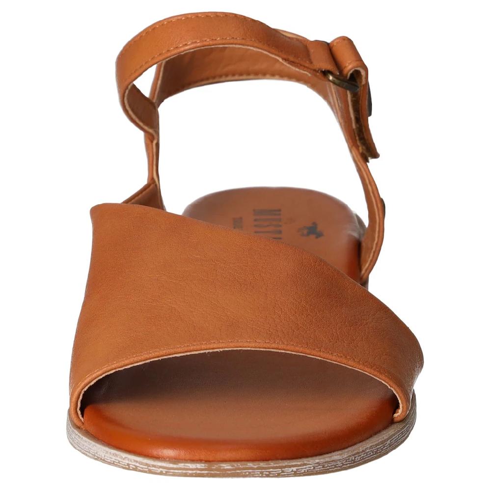 Mustang Shoes Sandale Sommerschuh Sandalette Riemchensandale In Asymmetrischer Form