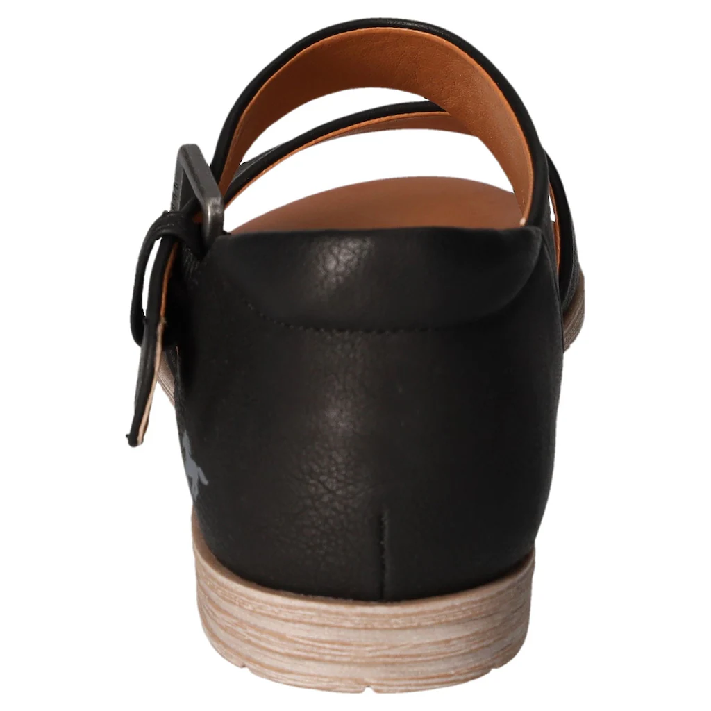 Mustang Shoes Sandale Sommerschuh Sandalette Riemchensandale In Asymmetrischer Optik