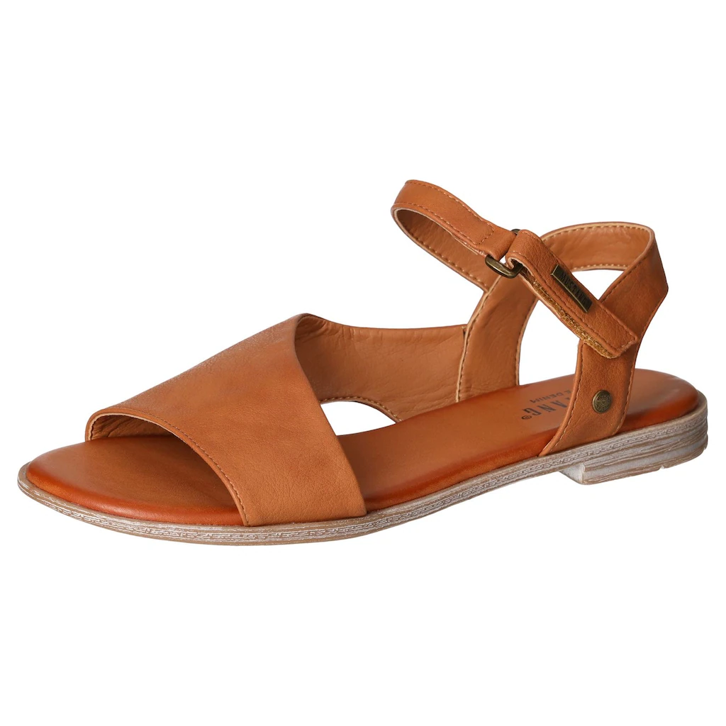 Mustang Shoes Sandale Sommerschuh Sandalette Riemchensandale in asymmetrischer Form