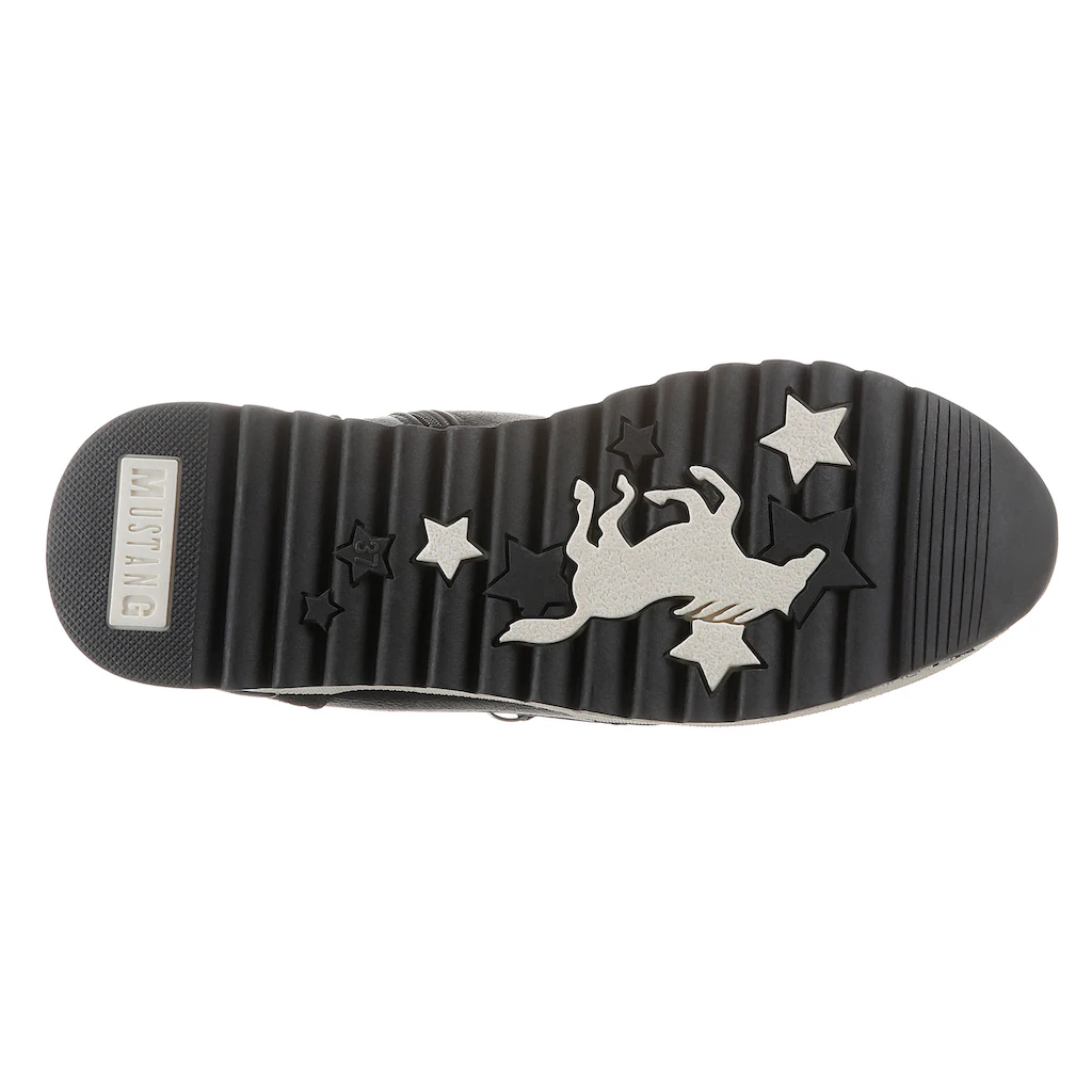 Mustang Shoes Schnürboots Mit 3 5 Cm Plateau Kaufen
