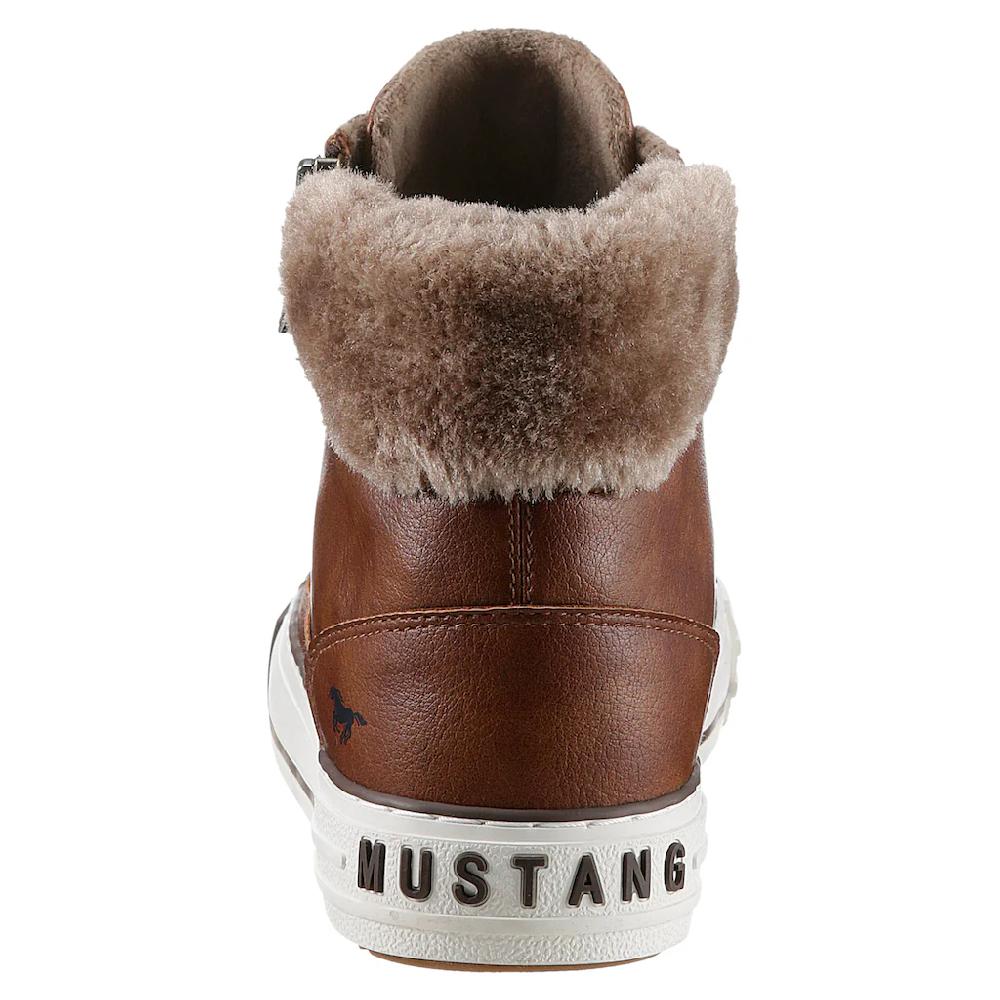 Mustang Shoes Schnürboots Mit Reißverschluss Außen Online Kaufen