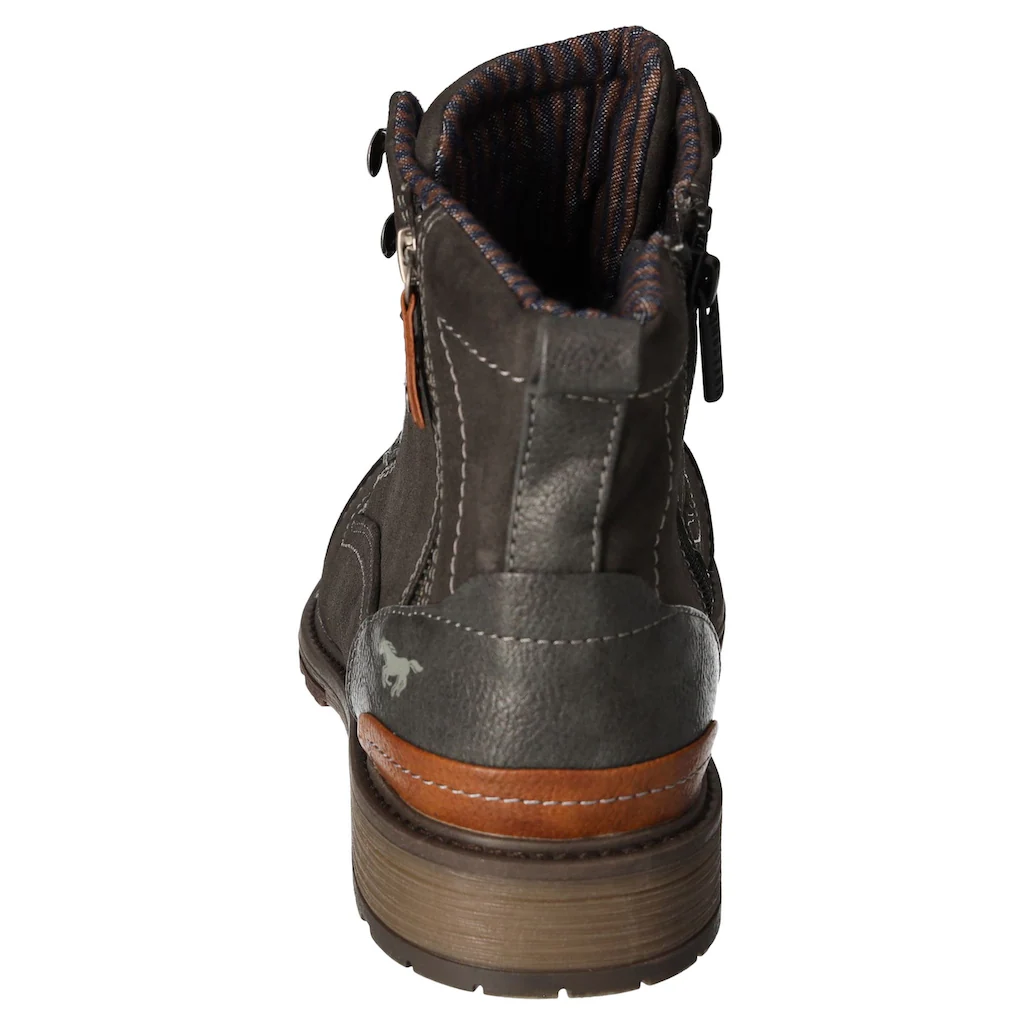 Mustang Shoes Schnürboots Winterboots Casual Stiefel Mit Stylischem Logodruck Auf Der Zunge Kaufen