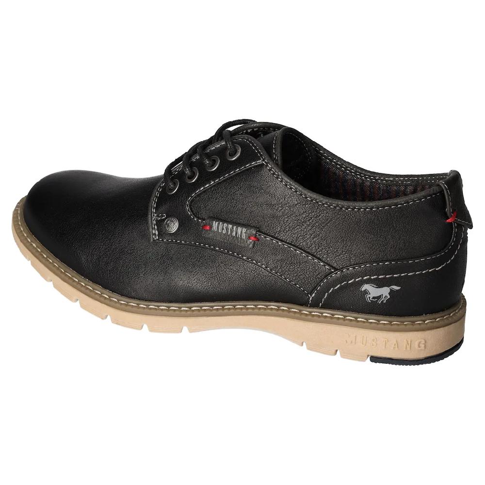 Mustang Shoes Schnürschuh Freizeitschuh Halbschuh Schnürschuh Mit Logoschriftzug ▷ Bestellen