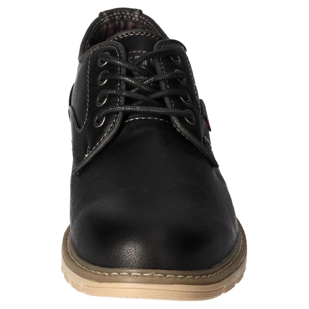 Mustang Shoes Schnürschuh Freizeitschuh Halbschuh Schnürschuh Mit Logoschriftzug ▷ Bestellen