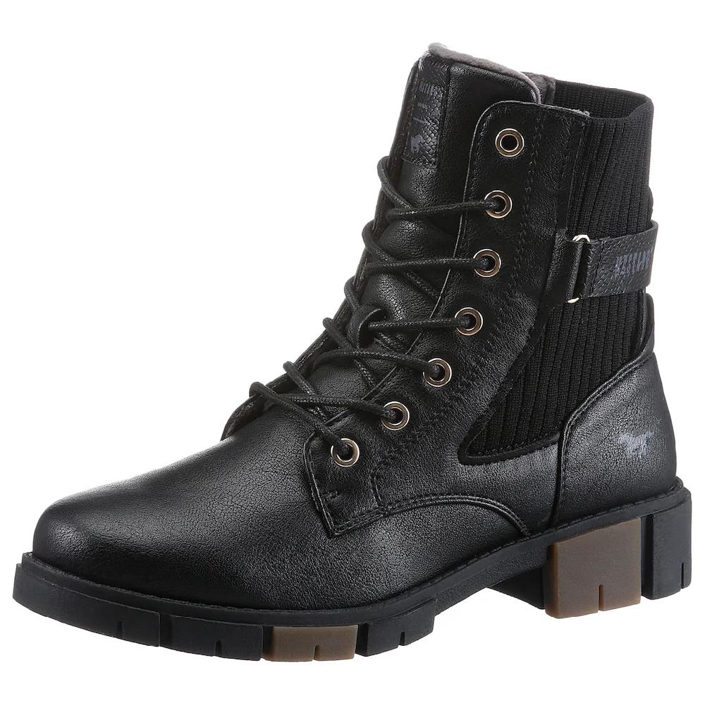 Mustang Shoes Schnürstiefelette Boots Winterstiefel mit Innen-Reißverschluss kaufen