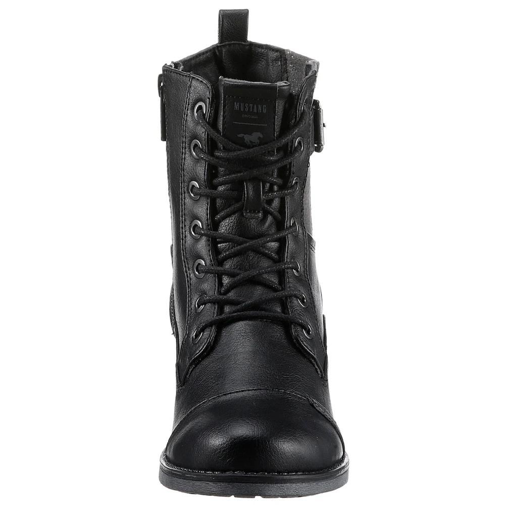 Mustang Shoes Schnürstiefelette Mit Innen-Reißverschluss Online Bestellen