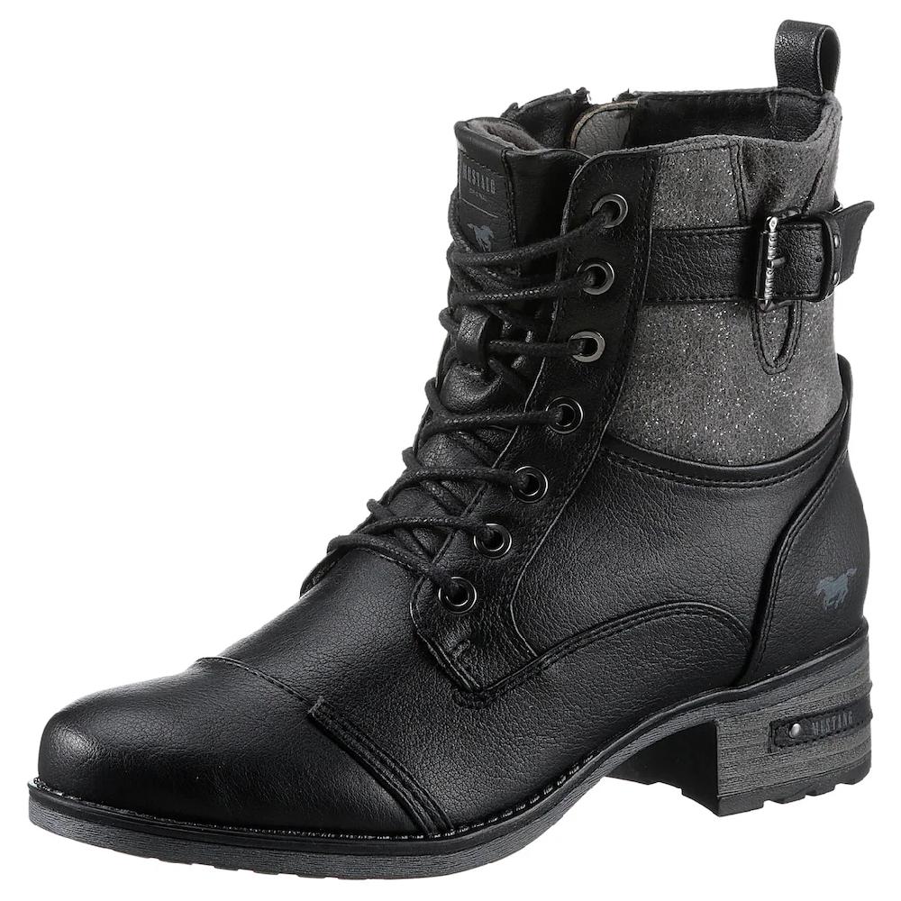 Mustang Shoes Schnürstiefelette mit Innen-Reißverschluss online bestellen