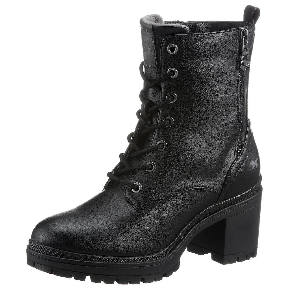 Mustang Shoes Schnürstiefelette mit kräftiger Profilsohle online kaufen
