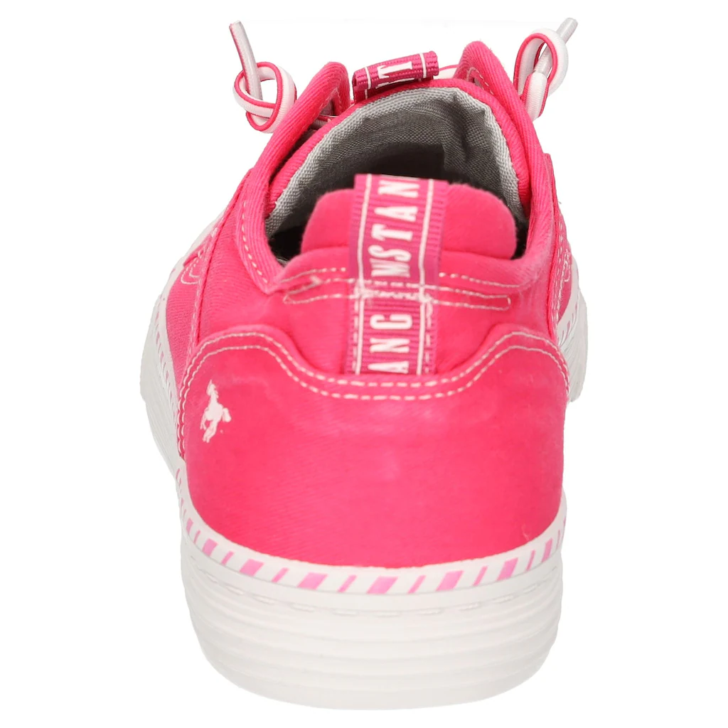 Mustang Shoes Slip-On Sneaker Slipper Schlupfschuh Freizeitschuh Mit Farbiger Sohleneinfassung ▷ Für