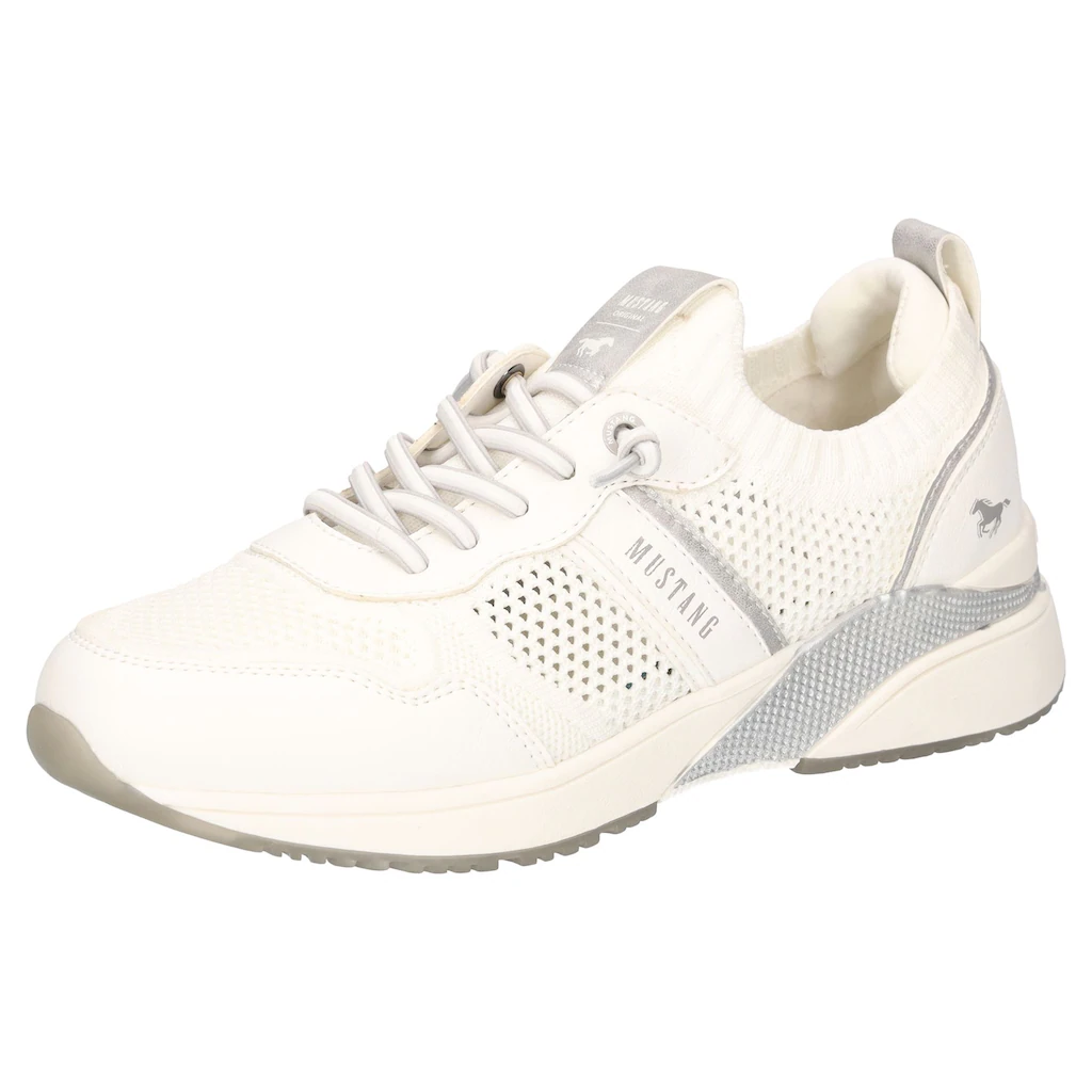 Mustang Shoes Slip-On Sneaker Slipper Sneaker Freizeitschuh mit Glitzerapplikationen