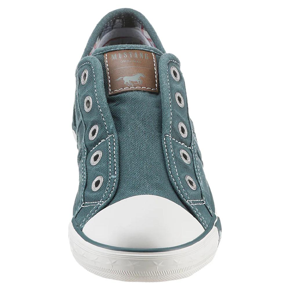Mustang Shoes Slip-On Sneaker Slipper Sommerschuh Freizeitschuh Mit Praktischem Gummizug Online Bestellen