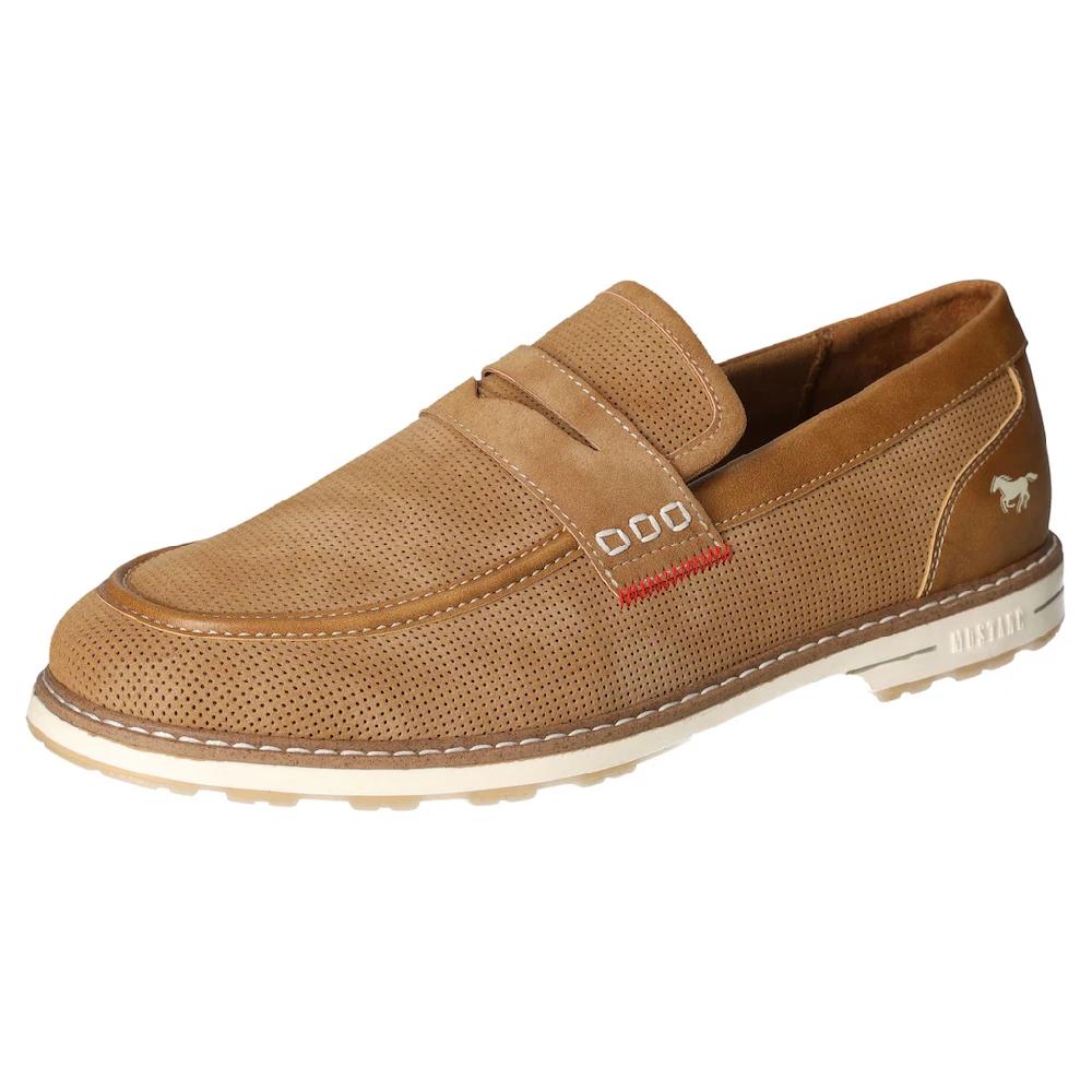 Mustang Shoes Slipper Mokassin Loafer Sneaker mit weicher Innensohle