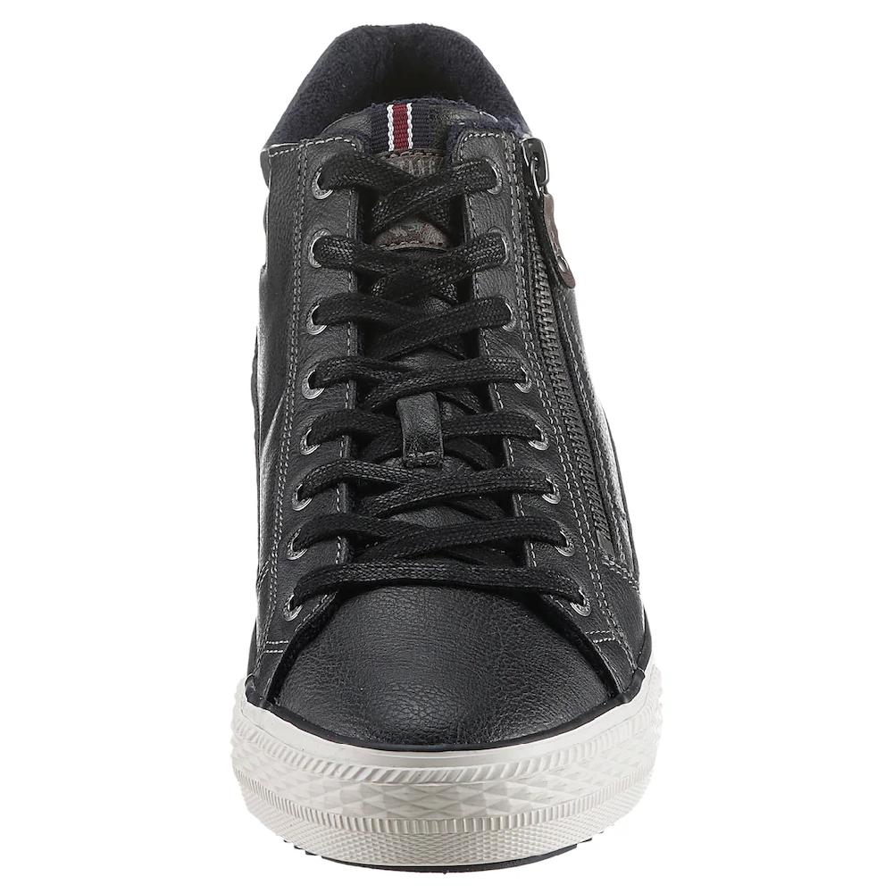 Mustang Shoes Sneaker High Top Sneaker Freitzeitschuh Schnürboots In Weite G (=weit) ▷ Für